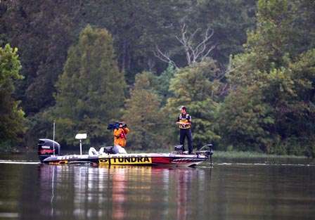 Michael Iaconelli started the Evan Williams Bourbon Trophy Triumph in third place in the Toyota Tundra Bassmaster Angler of the Year standings.