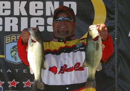 Day One leader Darrell West extended his lead to over 8 pounds with another limit on Day Two weighing 13.56 pounds.