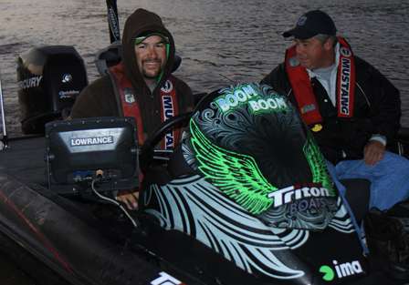 Bassmaster Elite Series pro Fred Roumbanis is doing something completely different than anything heard all week. It got him to the dance (top 30) and he hopes it will advance him up through the field.