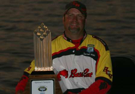 To go with his victory, Darrell West earned a spot in the 2010 Bassmaster Classic on Lay Lake in February.