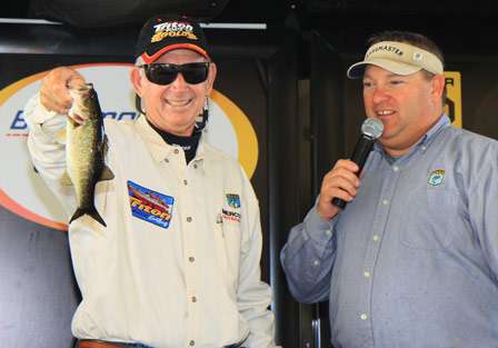 Walter Swafford (Co-angler - 65th Place - 14 ounces)