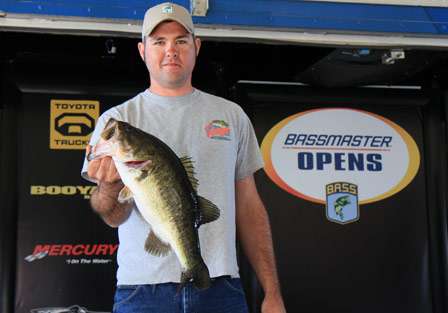 Aaron Gengler (Co-angler - tied 8th Place - 5 pounds, 11 ounces)
