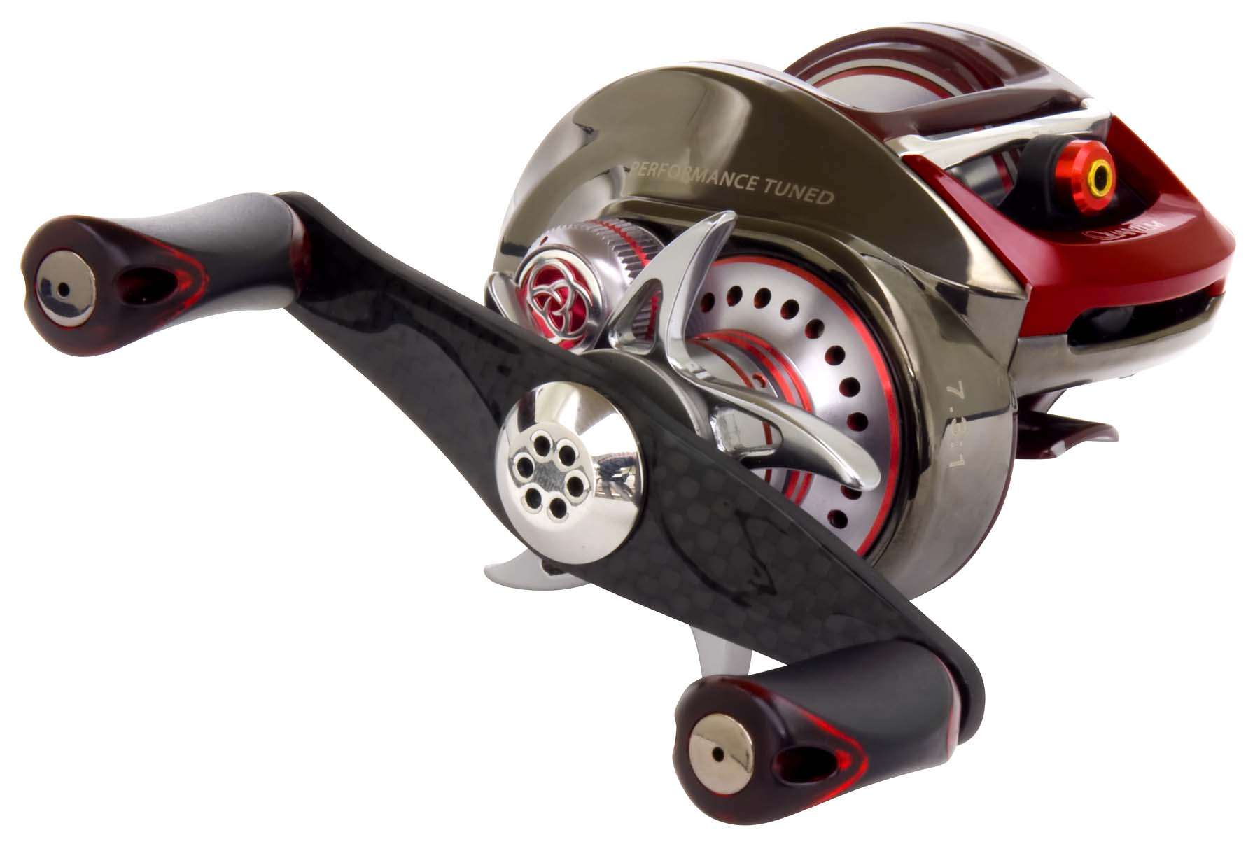 Quantum Tour KVD baitcast reel<br>The new Tour KVD reel features a blistering-fast 7.3:1 ratio, increased line capacity and 11 ball bearings. Perhaps the best thing about it is the self-adjusting cast control to cut down on overruns and keep you fishing.