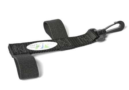 Outdoor Specialty Innovations, Inc. Bait Strap<br>The Bait Strap is an easy way to carry multiple baits, scents or dunks. It is adjustable to hang on a belt or clip on to a belt loop or a cleat on a kayak. The Bait Strap stretches to 2-1/2 inches.