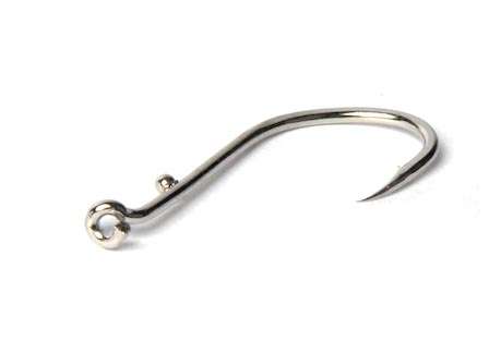 Outdoor Specialty Innovations, Inc. Easy 2 Hook<br>Outdoor Specialty has streamlined terminal tackle. The Easy 2 Hook is a knot-free hook that retains 98 percent of the line's strength. Available in a variety of sizes. 