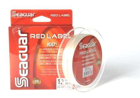 Seaguar Red Label fluorocarbon<br>Touted as an 