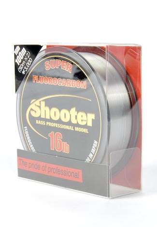 <b>Sunline Shooter fluorocarbon</b><br/>This low-stretch line is manageable, strong and has very low memory. Its high abrasion-resistance is ideal for flipping and pitching. It is Sunline's premium fluorocarbon.