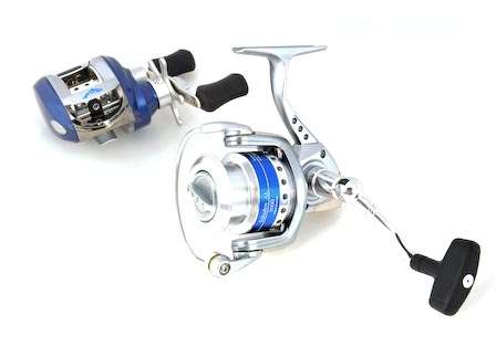 <b>Wright & McGill Sabalos reels</b><br>These reels are equally at home in fresh and saltwater. They both have 10 ball bearings and the spinning reel comes with a spare spool. The casting reel has a fully adjustable star drag and weighs 7.7 ounces.