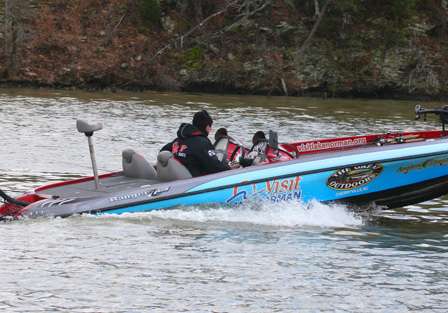 Brent Long got back out onto the lake after sickness plagued his first practice day.