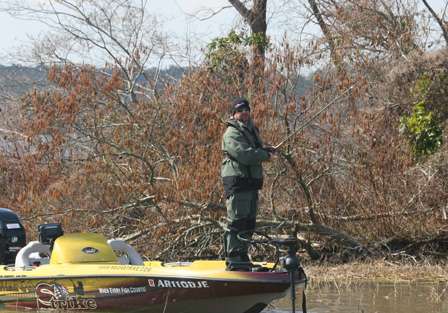 The sun was shining on the shallow water for Weekend Series champion Darrell West.