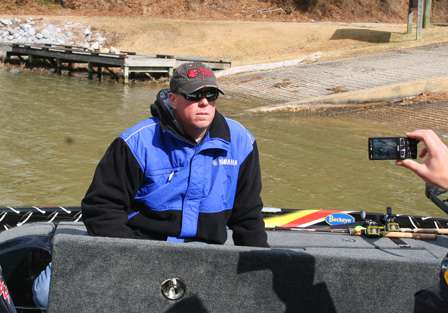 Russ Lane's appearance at the dock made him an easy target for a BASSCam update.