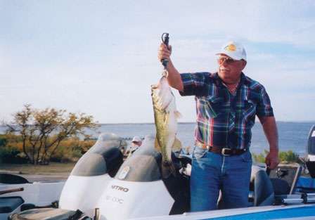 <strong>Robert Betancourt</strong>
<p>
	11 pounds, 0 ounces<br />
	Lake Amistad, Texas.<br />
	<b>Lure:</b> 4-inch Berkley PowerBait Power Hawg</p>
