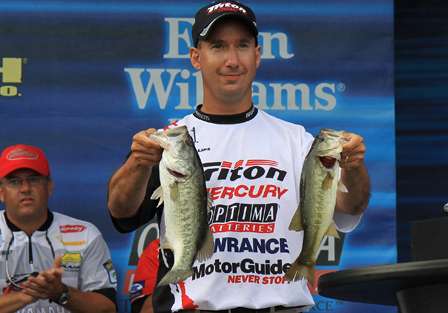 Randy Phillips was the overall Federation Nation champion, and comes from Oxford, Mass., to fish his first Classic.