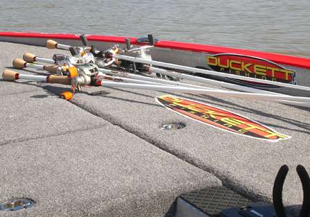 Boyd Duckett recently started Duckett Fishing, a line of fishing rods tailored to his specifications.