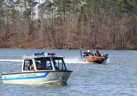 Lake patrols were a welcomed sight giving many a sense of security on the water.