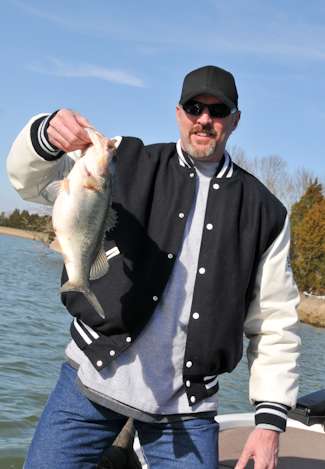 Although a bit lethargic, these largemouth were certainly not hurting in the weight department. 