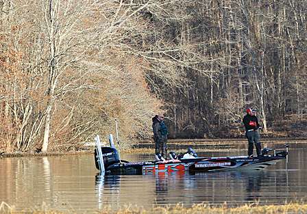 Greg Hackney aims to add to his 3 pound, 5 ounce Day One total.