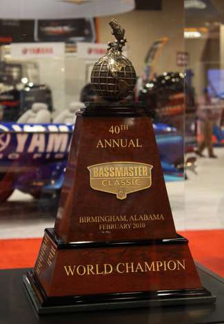 The 2010 Bassmaster Classic trophy will go home Sunday with one happy angler.