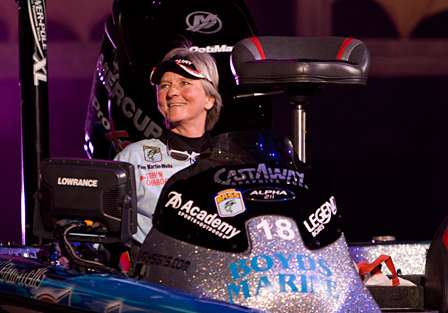 Pam Martin-Wells caught a limit each of the first two days and made the top-25 cut.