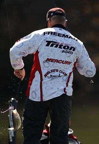 Jeff Freeman, of the Federation Nation, was putting together a nice limit on Sunday.