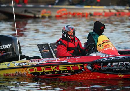 Boyd Duckett hopes to bounce back quickly from a disappointing showing at the Bassmaster Classic. 