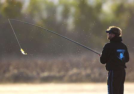 A swimbait won it for Steve Kennedy in 2007 and was a popular choice on Day One this year.