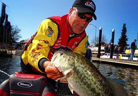 This big fish rounded out a great day of fishing for Boyd Duckett on Clear Lake.