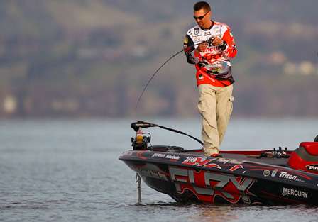 Howell hooks up again during Saturday's third day of competition on Clear Lake.