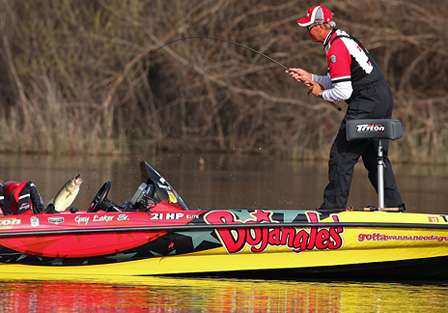 Guy Eaker went on a rampage on Day Three, boating well over 20 pounds in the first few hours of competition.