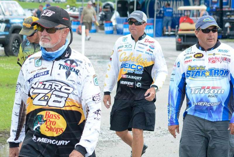 3. Who were your earliest fishing heroes?

Rick Clunn (left), Larry Nixon and Guido Hibdon</span></p>
