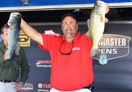 Co-angler Russell Lohman (8th, 14-8) 