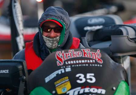 The Blue Ridge Brawl is expected to be a tournament favoring sight fishermen, which puts a smile on Shaw Grigby's face. 