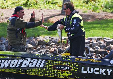 Mark Zona was in the boat with Reese to record the catch on BASSCam, and viewers can see it on Bassmaster.com.