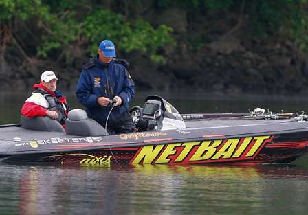 Greg Vinson started Day Three of the Alabama Charge in 43rd place with 27 pounds, 10 ounces. 