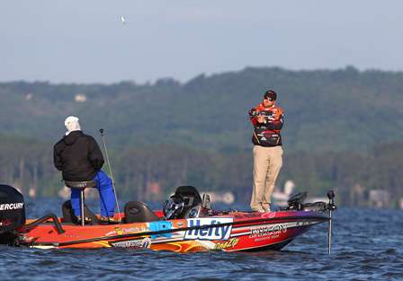 Mike McClelland started Day Three in 21st place with 42 pounds, 14 ounces. 
