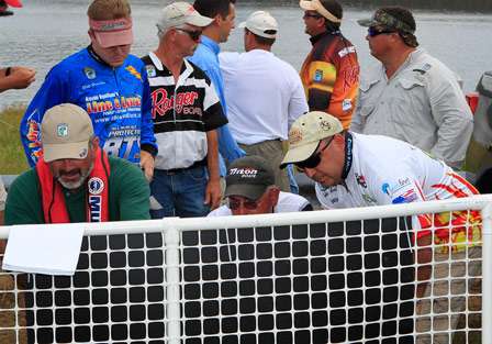 Anglers gather at the 