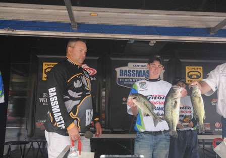 BASS Federation Central Divisional - Table Rock Lake, Mo.<br />Missouri youngster Brian Pahl helped his team finish third by catching three bass weighing 7-4.