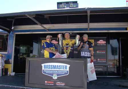 BASS Federation Western Divisional - Martinez Lake, Az.<br />James Smiley's limit on Day Two helped California climb into second place in the Western Divisional.