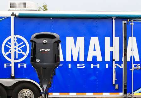 Yamaha Motors were front and center with their tournament trailer and had on display their new four-stroke line up.