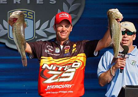 Kevin VanDam (First, 24-13) day one weigh-in