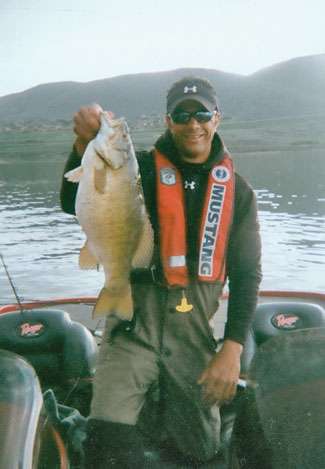 <strong>Sidney E. Reeves</strong>
<p>
	8 pounds, 1 ounce<br />
	Jordanelle Reservoir, Utah<br />
	4-inch Yamamoto Kut Tail Worm (baby bass)</p>
