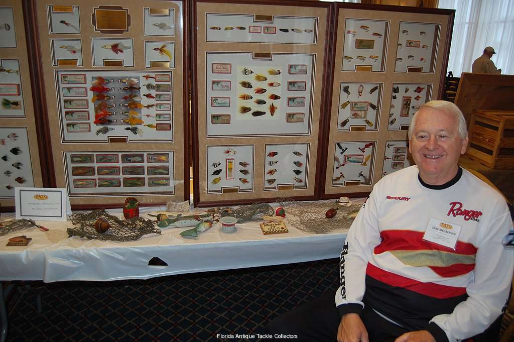 Fly rod lures are the target for many collectors. Here, B.A.S.S. member Gene Meisberger shares his wonderful collection of early Heddons.