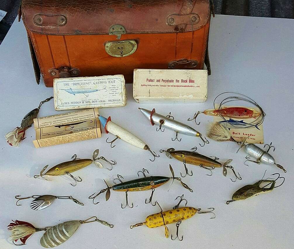 Sold at Auction: Vintage Display Board of Various Fly Fishing Lures
