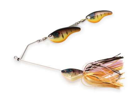 <b>Sebile Pro Shad Finesse</b><br>Sebile's foray into spinnerbaits begins with the Pro Shad Finesse, a wire bait that is unique in several ways. Each blade has its own ball bearing and matches the shape of the head. The skirt is also color coordinated.