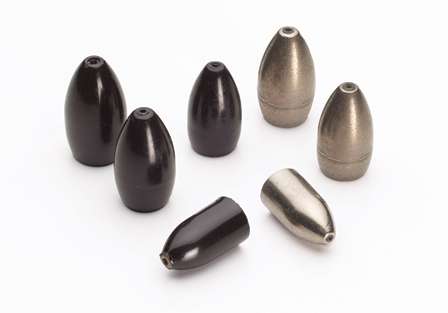 <b>Bullet Weights tungsten weights</b><br>The Bullet Weights you grew up fishing with now come in tungsten. Several designs are available, including a traditional bullet weight as well as a flipping-style weight.