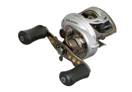 <b>Okuma Calera</b><br>The Calera features a corrosion-resistant graphite frame and side plates. The Calera drive system includes four ball bearings plus one roller bearing and a gear ratio of 6.6:1. It also utilizes an eight-pin Velocity Control System.