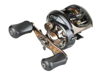 <b>Okuma Citrix</b><br>The Citrix features a rigid die-cast aluminum frame. It's also available with either a 7.3:1 or 5.4:1 gear ratio and incorporates a 7BB+1RB drive system and external adjustable centrifugal cast control system.
