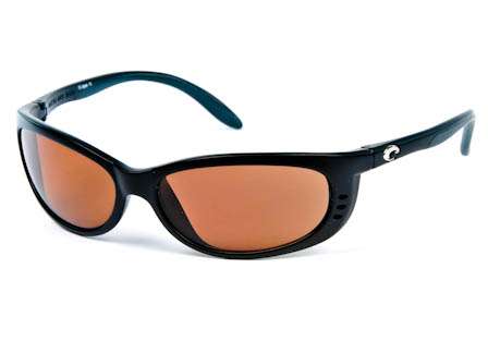 <b>Costa Del Mar Fathom</b><br>The Fathom is a new lightweight frame that is available in several color schemes in combination with either Costa's 580 or 400 lenses. Rubber-lined temples ensure these shades stay on your head.
