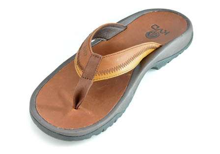 <b>Irish Setter KVD Flip Fishing Sandal</b><br>Kevin VanDam helped design these sandals for comfort while fishing. The outsole has an easy-grip design. An all-leather upper and footbed are waterproof, and the sole is nonmarking.