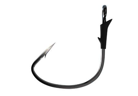 <b>Lazer TroKar Tour Tube hook  </b><br>One of Lazer TroKar's recent offerings is a tailor-made tube hook. The super-wide gap gives the plastic a place to go upon the hookset. This prevents it from wadding up on the point, which results in lost fish.